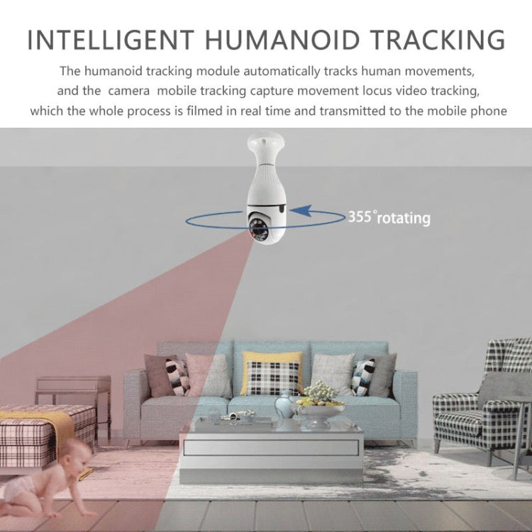 360 Degree 3MP HD Smart WiFi Bulb Camera 360 Degree 3MP HD Smart WiFi Bulb Camera